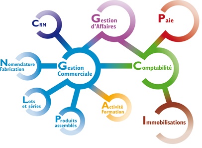 synoptique ERP Oxyg&egrave;ne